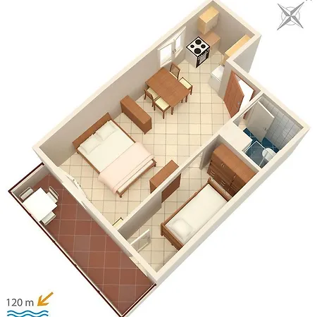 Studio 863a Apartmán